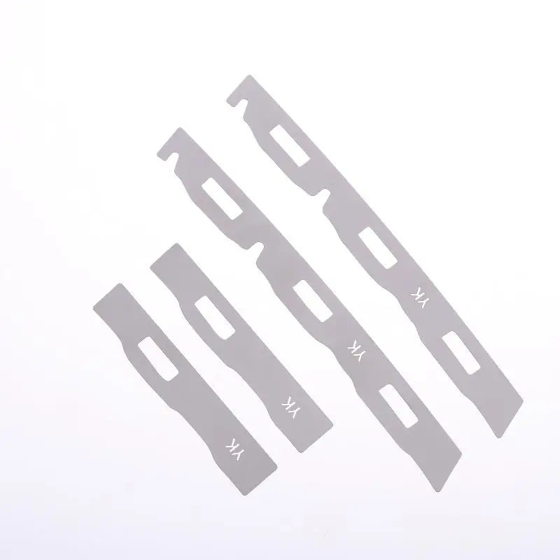 4Pcs Front Bumper Repair Metal Plate Buckle Broken Opening Rotten Buckle Repairer Bracket For 10th Generation Civic 2016-2021 Oasis Select Onesize