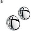 2Pc Car Blind Spot Rear View Mirror Wide Angle 360 Degree Adjustable Safety Driving Car Reverse Auxiliary Rearview Convex Mirror Oasis Select B