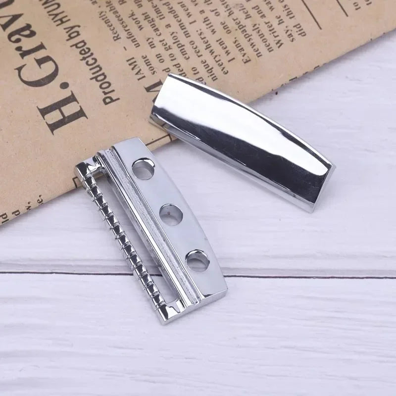 Yaqi Mens Single Edge Chrome Color Safety Razor Head High Quality Travel Replacement Head Accessory New Oasis Select