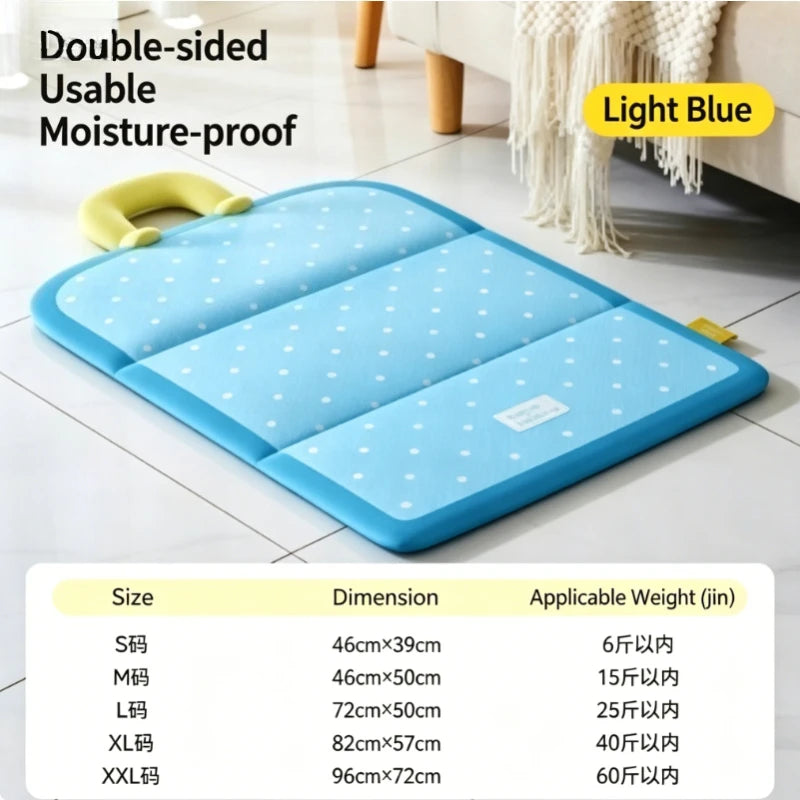 Pet Summer Cooling Mat, Breathable Mesh Design | Made with Sweat-Absorbent Material,Suitable for Small,Medium, and Large Pet Dog Oasis Select
