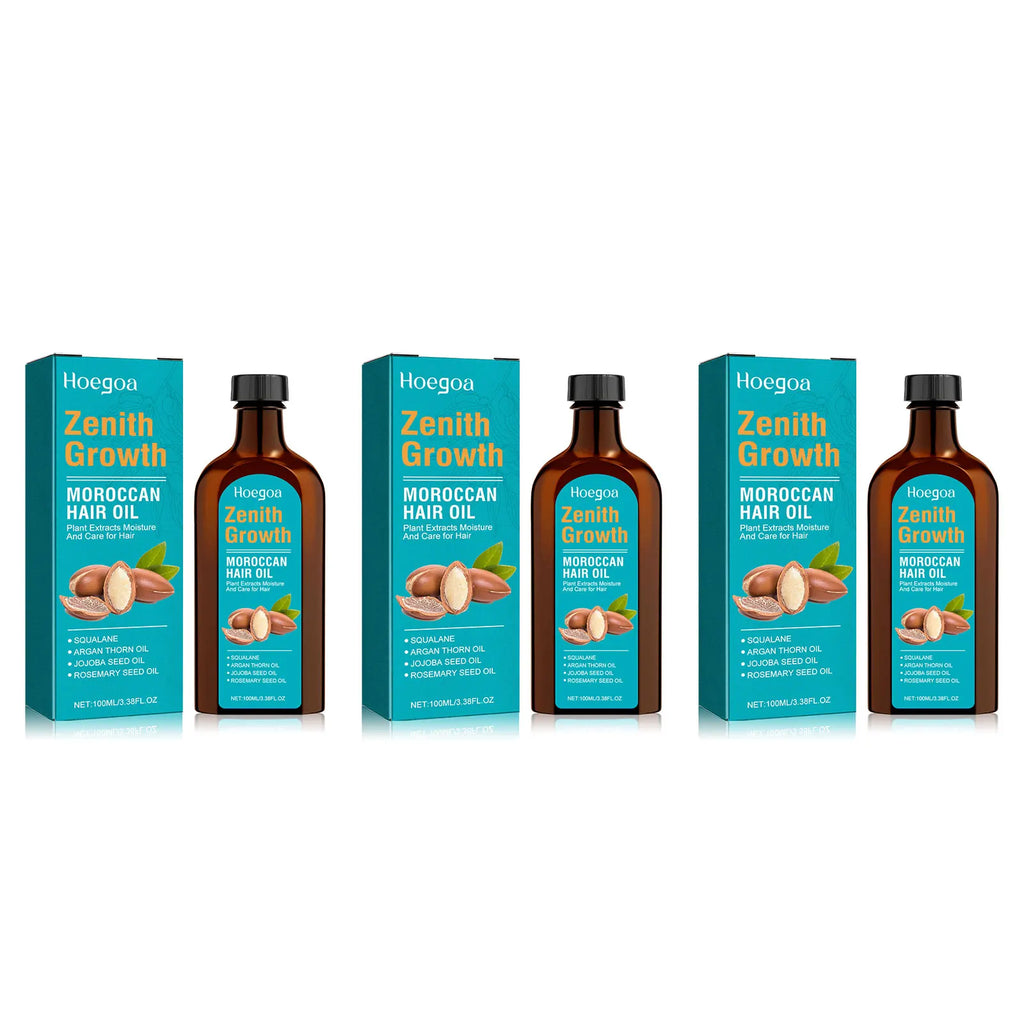 Moroccan Hair Essential Oil Anti Hair Loss Curly Frizz Repair Damaged Hair Nourishing Scalp Deep Hydrating Smoothing Conditioner Oasis Select 3 X 100ml boxed