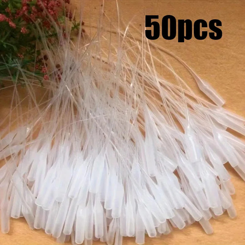 50/300pcs Adhesive Dispenser Accessories Fine Glue Nozzle Plastic Glue Bottle Head Glue Applicator Precision Suitable For Making Oasis Select 50pcs