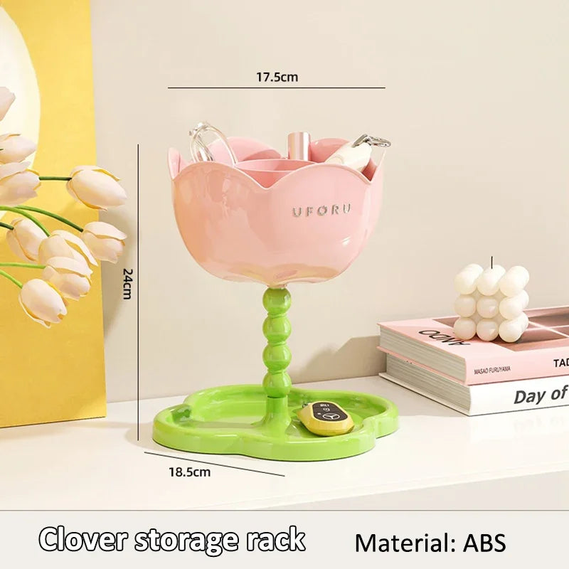 Blossom Inspired Home Decoration Piece, Multi-purpose Desktop Storage, Makeup Organizer, Key Holder & Assorted Tray Oasis Select A3