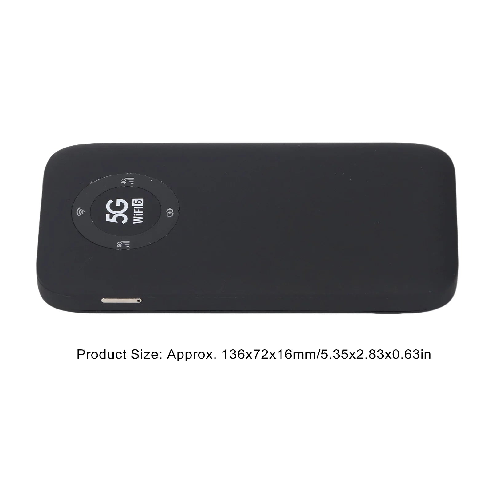 WiFi Mobile Hotspot Mobile Wireless Router 5G 2.4GHz 5.8GHz Dual Bands SIM Card Slot Ultra Fast with 7100mAh Battery for Travel Oasis Select