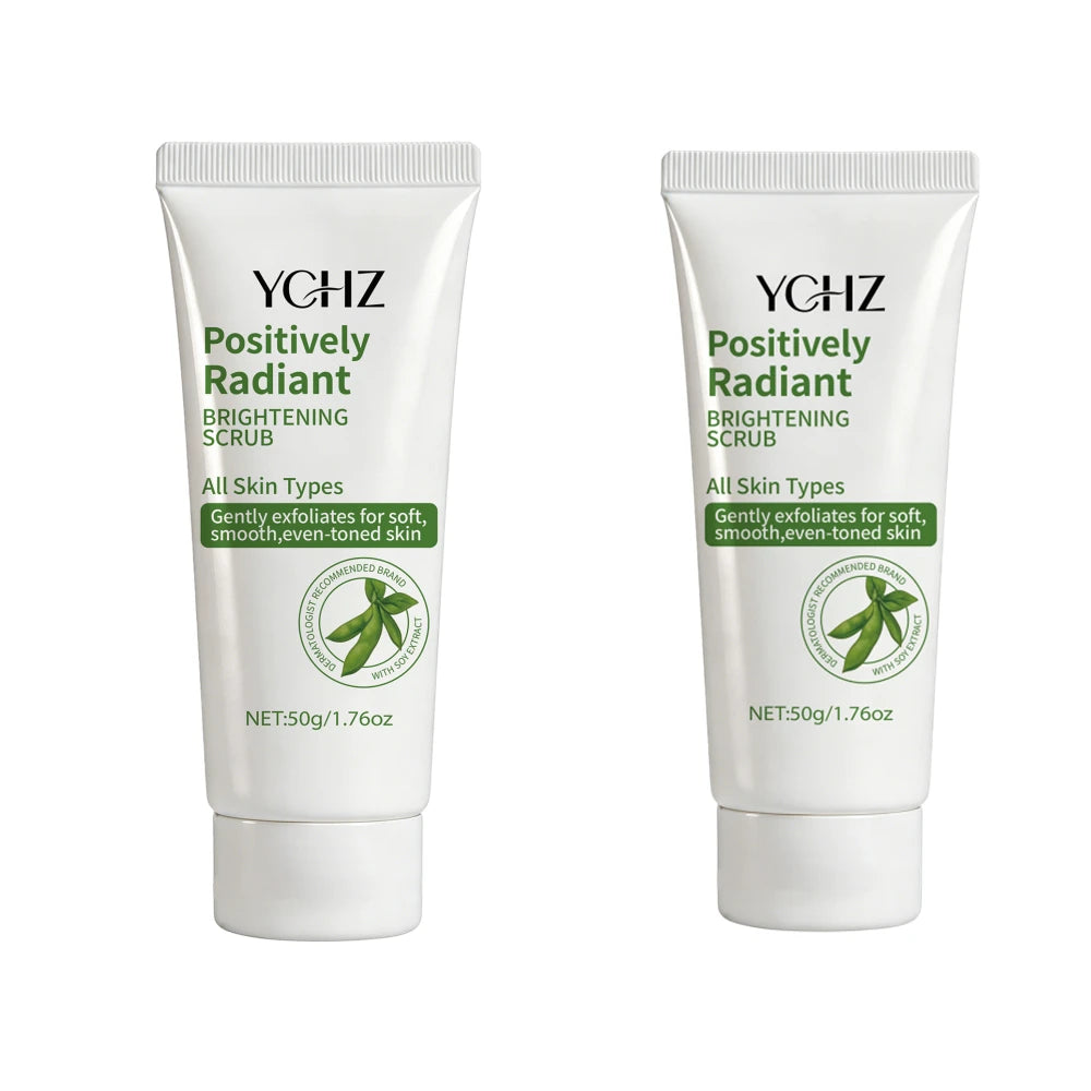 Radiant Skin Cleansing Scrub Gel – Soybean Extract, Oil-Free
