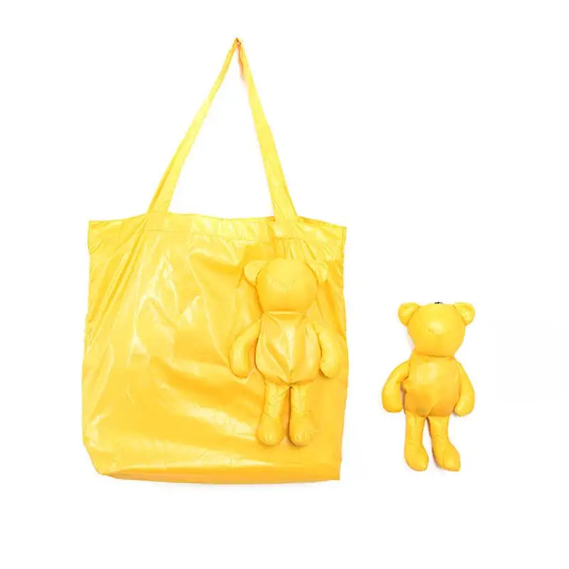 Cute Doll Mini Foldable Shopping Bag Women's Portable Tote Bag 인형 미니 접이식 쇼핑백 Сумка женская Reusable Pouch Oasis Select A9