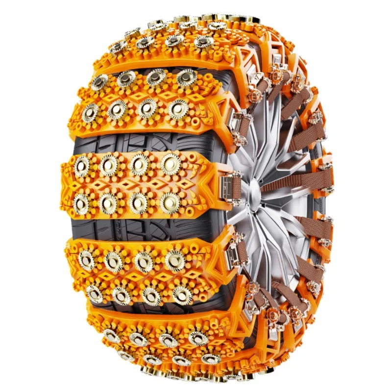 Automobile tire anti-skid chain, sedan off-road vehicle universal anti-skid escape chain Oasis Select 2PCS