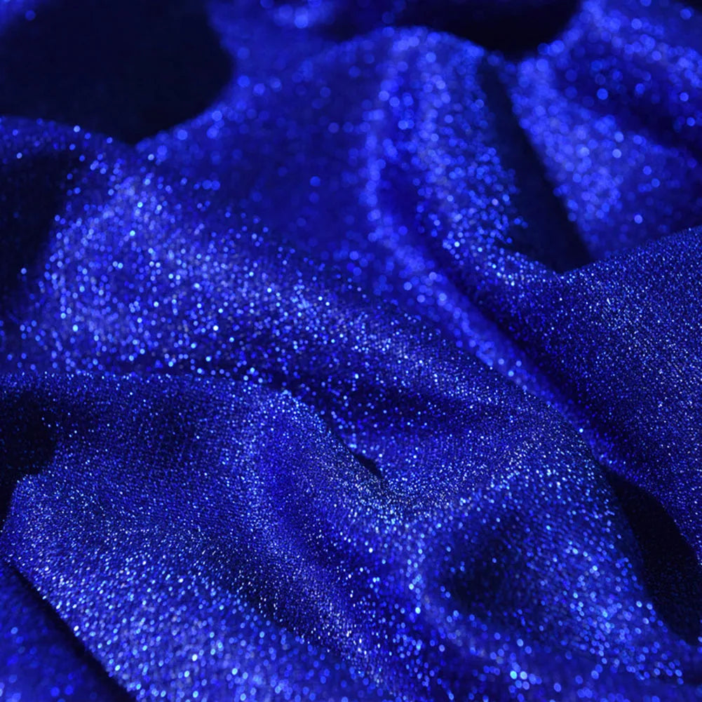 Starry Shiny Glitter Fabric 1.5x1.5m for DIY Projects Sewing Crafts Wedding Backdrops Dolls and Curtain Making Oasis Select E