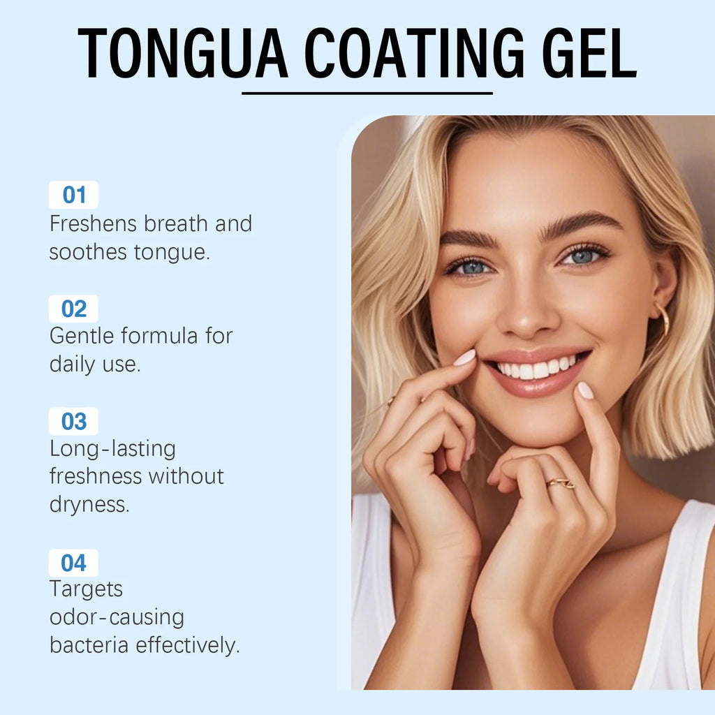 ORALHOE Tongue Coating Cleaning Gel Fresh Breath Remove Bad Breath Eliminate Bacteria Preventing Tooth Decay Oral Care Gel Oasis Select