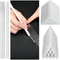 LIKE WISH Round 20Pcs And Flat 30Pcs Soapstone Pen For Welding White Soapstone Pencils 50 Pcs For Welding Metal Fabrication Text Oasis Select As Shown