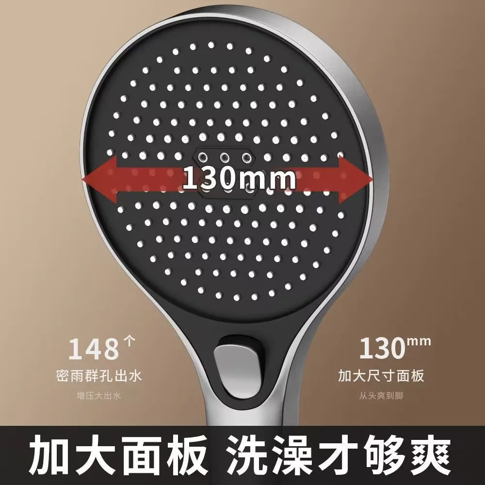 13CM Big Shower Head 3 Modes Adjustable High Quality High Pressure Water Saving Flow Shower Faucet Nozzle Bathroom Accessories Oasis Select