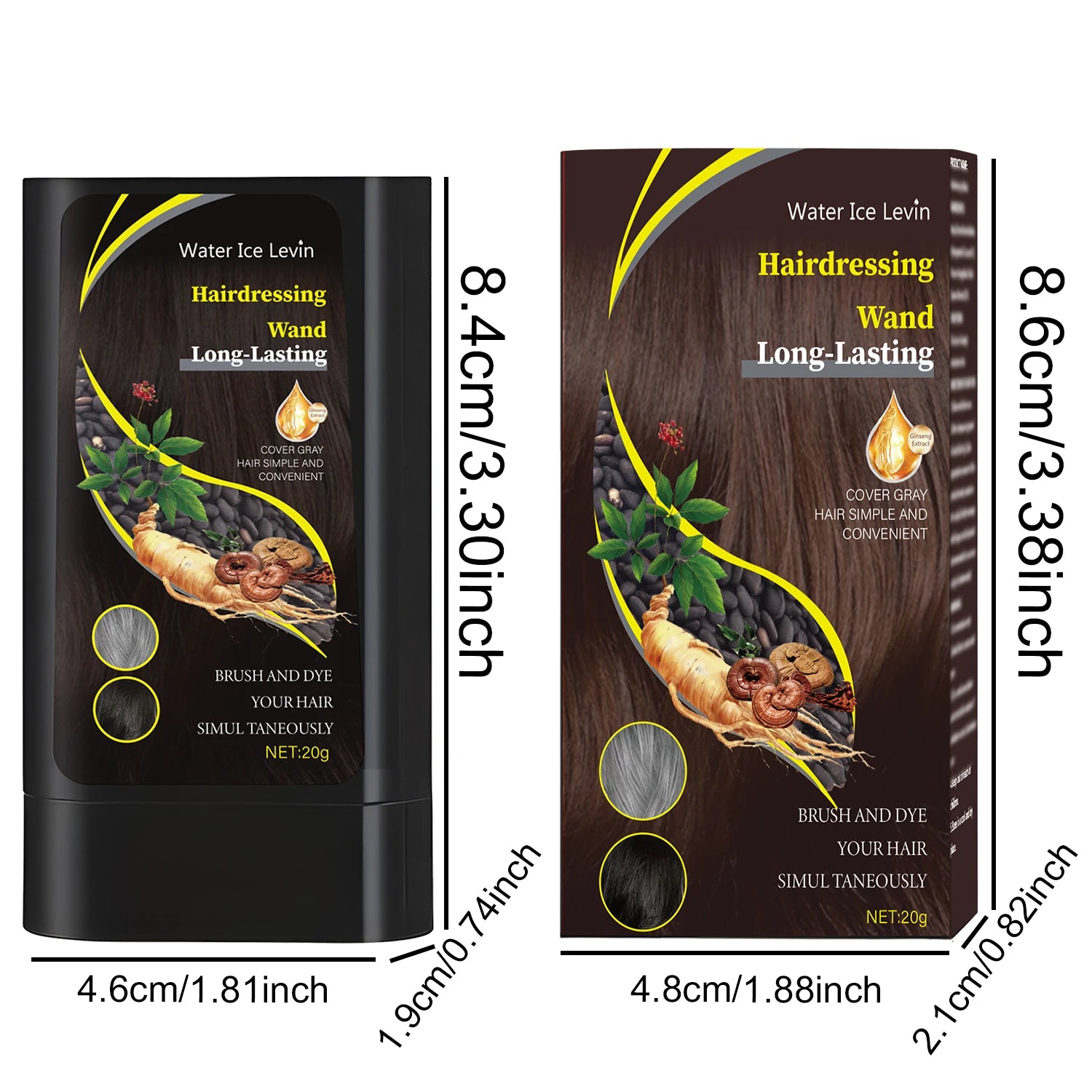 Quick Hair Dye Touch-Up Stick 20g – Covers Greys Instantly Hair Dye Stick Oasis Select