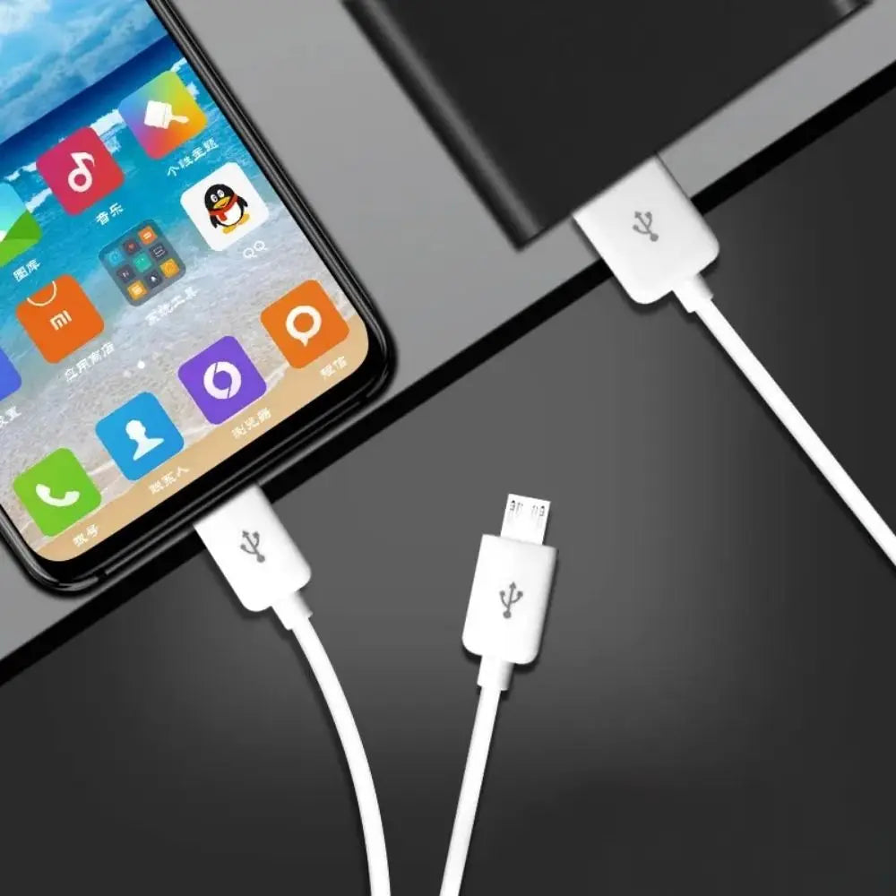 Micro USB To USB 2 Port Micro USB Cable 2 Port Y Splitter Y Splitter Charging Cable Multifunction Dual 2 in 1 Cord Cables Wire Oasis Select