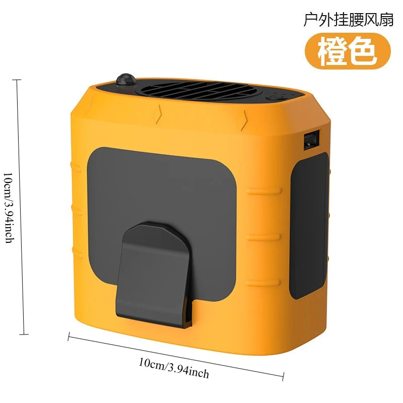 URGGU Neck Fan with 10000mAh Power Bank & LED – Outdoor Fan
