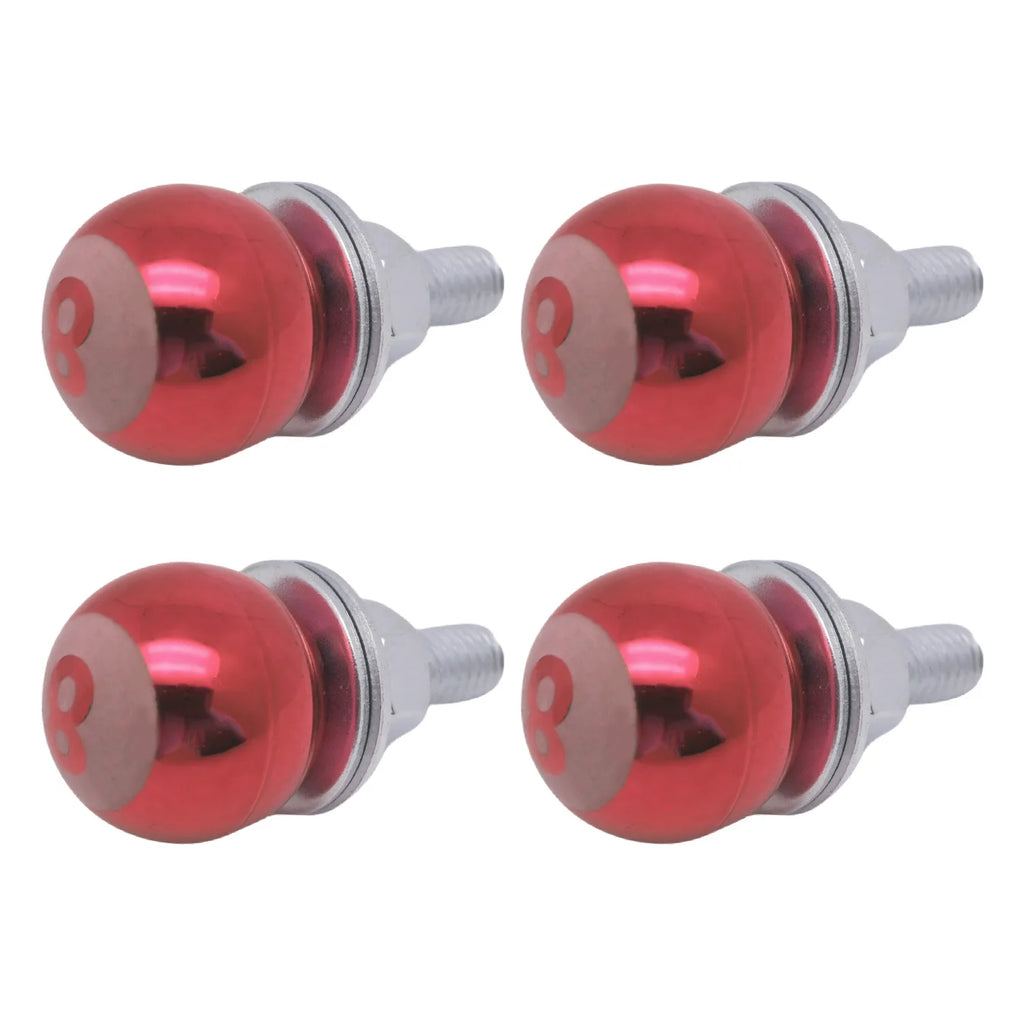 Modified license plate holder screw round head billiards 8 license plate holder screw decorative screw used for modifying licens Oasis Select 4pcs 3