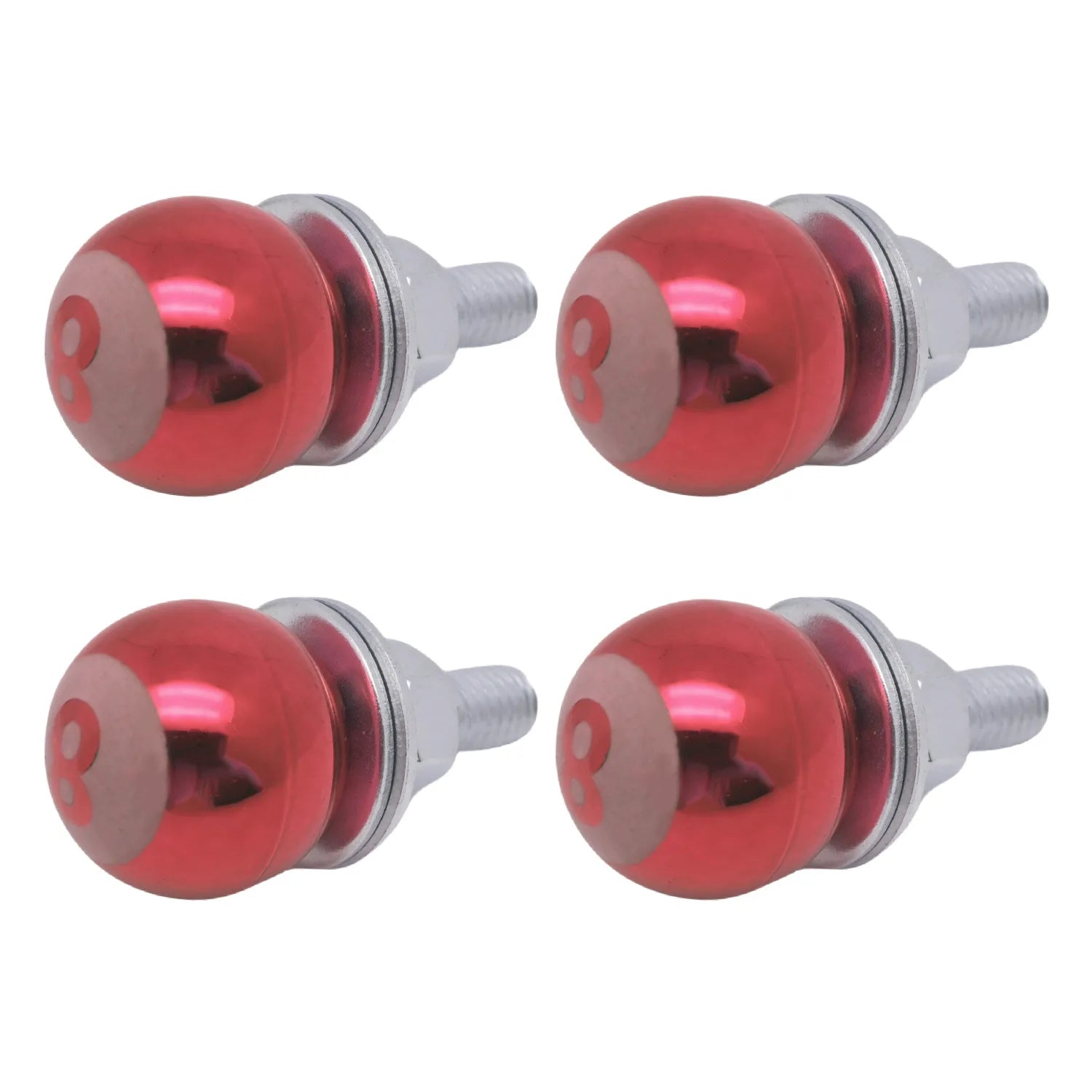 Modified license plate holder screw round head billiards 8 license plate holder screw decorative screw used for modifying licens Oasis Select 4pcs 3