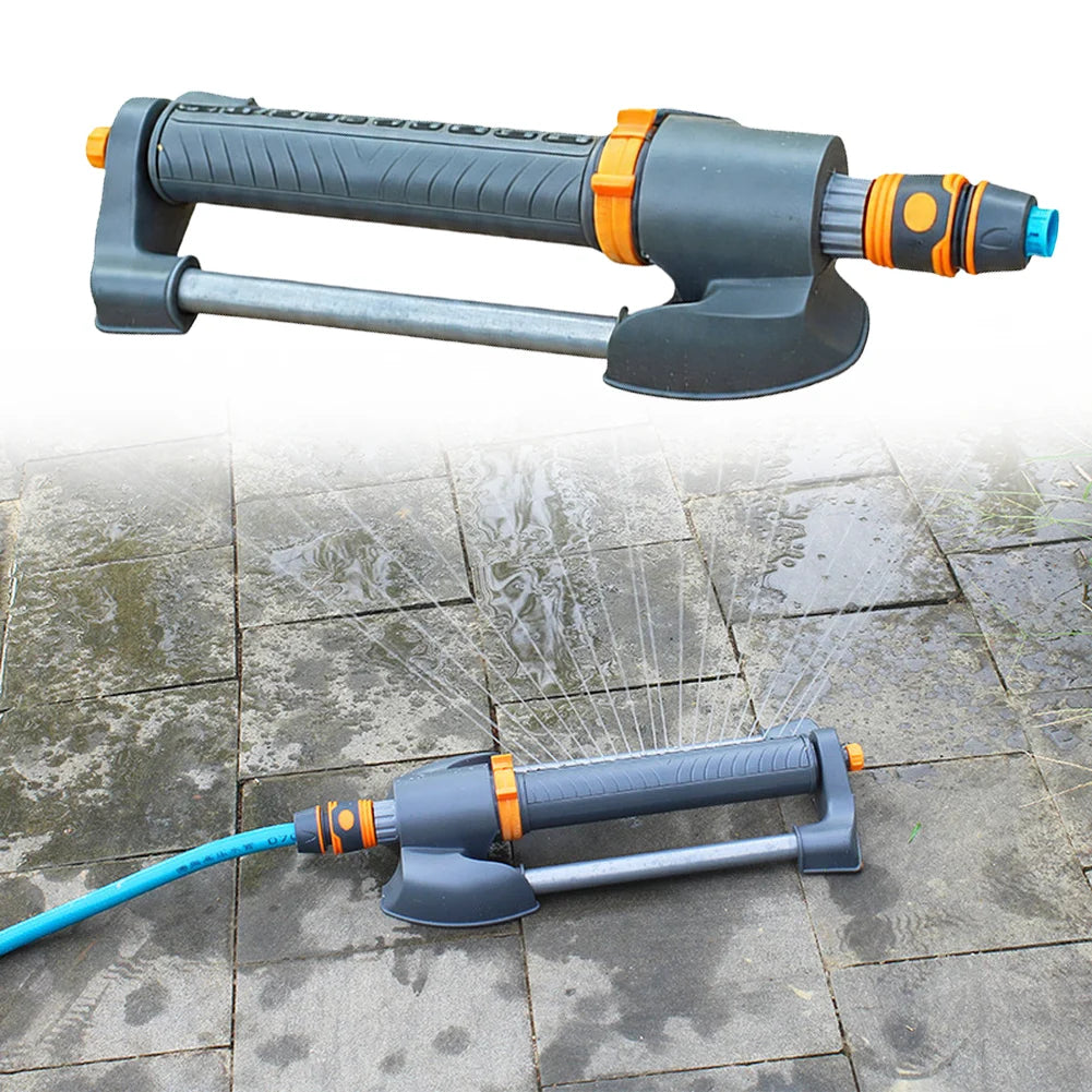 For Precise Garden Watering Gray 20-hole Swing Sprinkler Automatic Swing Sprinkler For Gardens Garden Sprinkler Oasis Select
