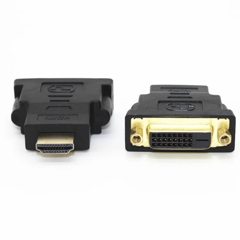 DVI to HDMI-compatible Adapter Converter HDMI Male to DVI 24+5 Female Converter Adapter 1080P For HDTV Projector Monitors Oasis Select