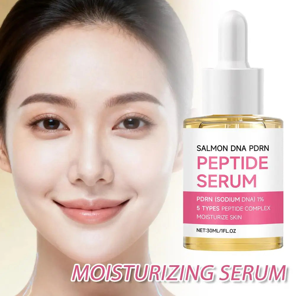 Peptide Serum with Salmon DNA Glow Serum with Peptides & Niacinamide for Hydration & Firm-Looking Moisturizing Even Skin Tone Oasis Select