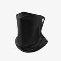 Ice Silk Face Cover UV Protection Anti-UV Neck Gaiter Breathable Face Shield for Summer Riding and Jogging Oasis Select Black