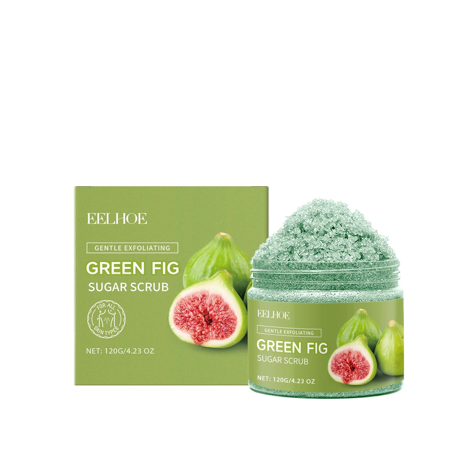 Body Scrub Effectively Removes Dead Skin Restores Smooth Delicate Skin Deep Moisturizing Exfoliating kin Brightening Remove Oasis Select Green fig