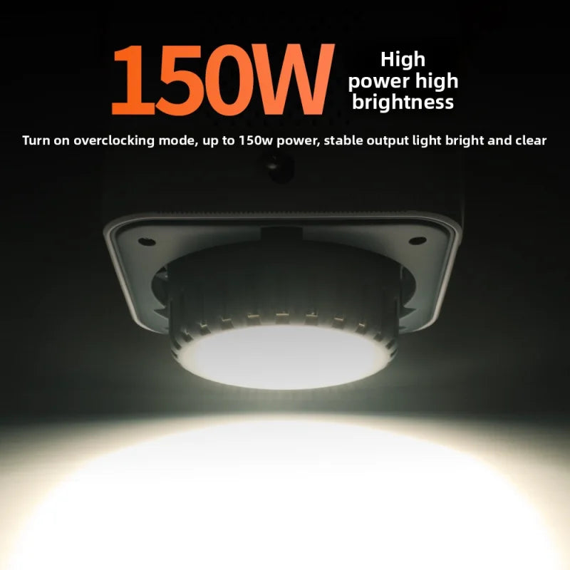 SHINEKNOT 150W LED Fill Light – 3-Color Dimmable Photography Lamp