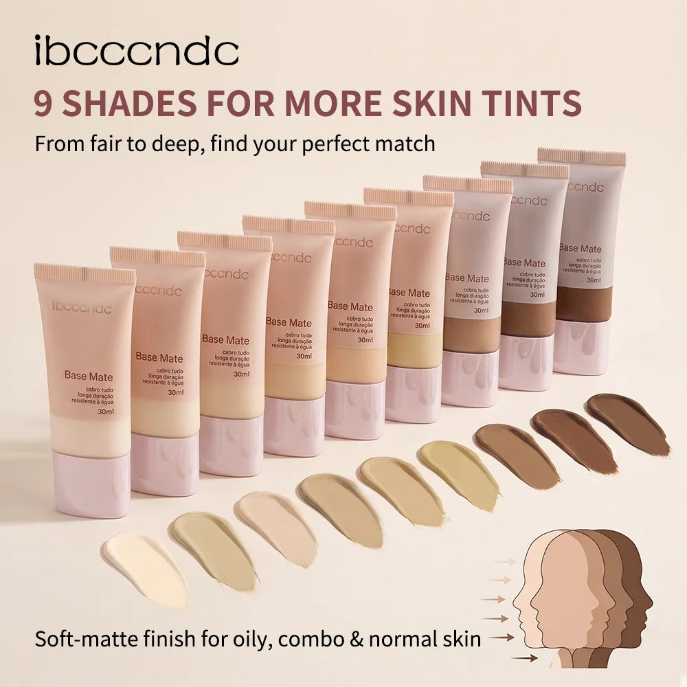 Matte Foundation Natural Coverage Waterproof Long Lasting Smudge Proof Oil Control Moisturizing Nourishing Face Makeup Daily Use Oasis Select
