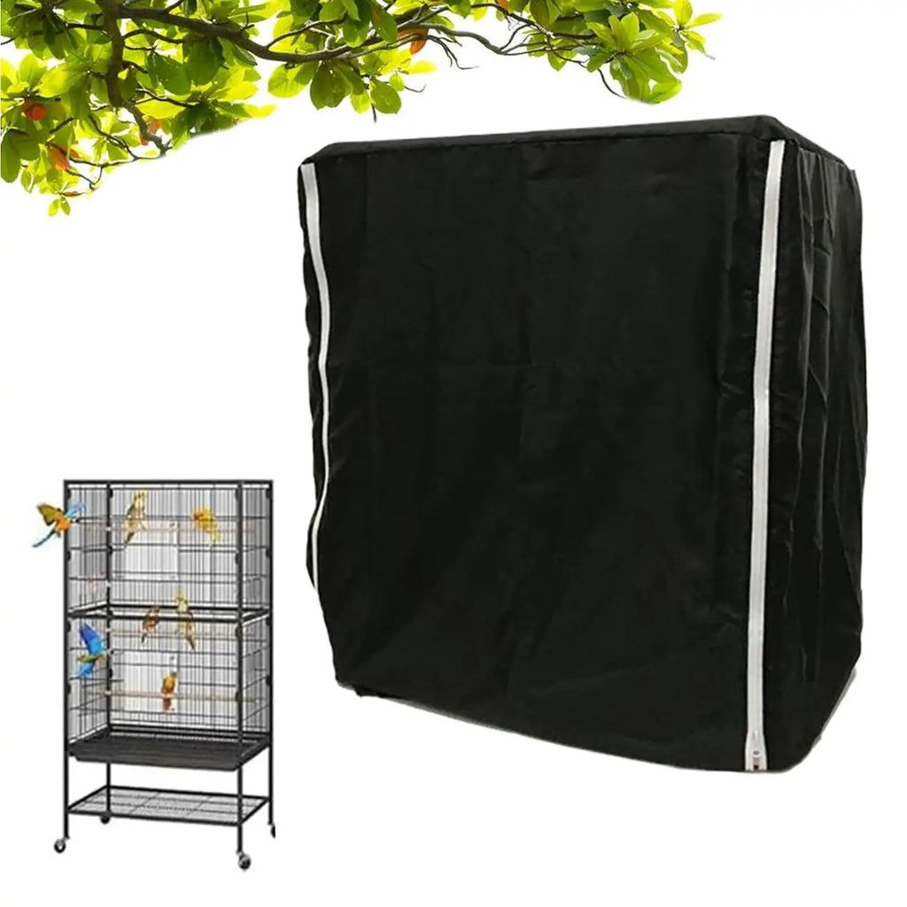 Bird Cage Covers for Night Windproof Light-Proof Large Crate Cover Parakeet Parrot Animal Crate Guard Light-Blocking &Ventilated Oasis Select