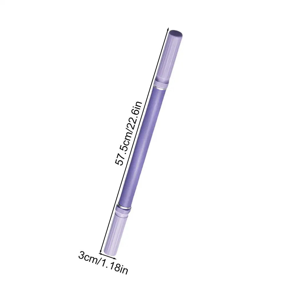 Yoga Stick for Stretching Relaxation Tool Roller Ergonomic Training Device for Body Stretching for Sports Outdoors Home Workout Oasis Select Purple
