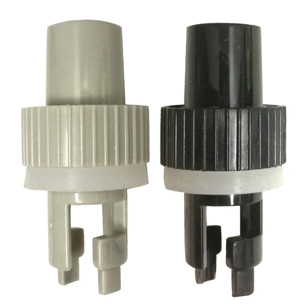1PCS 2PCS Six-hole Inflatable PVC Boat Air Valve Rowing Boats Foot Pump Hose Adapter Oasis Select White1Black1