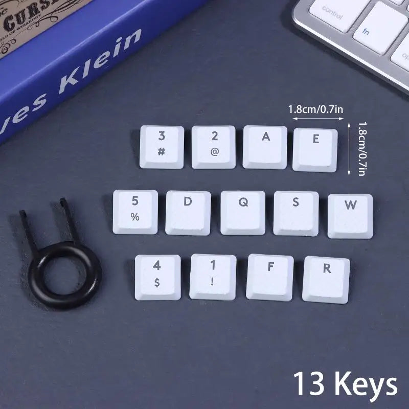 8Keys, 13Keys Keycaps For G915\G913\G815\G813\TKL87 Mechanical Keyboard Non-Slip Textured Replacement Oasis Select WT2