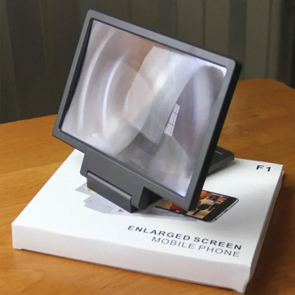 Portable HD Video Screen Magnifier Bracket 3D Mobile Phone Screen Amplifier Stand Folding Screen Magnifier Phone Accessories Oasis Select
