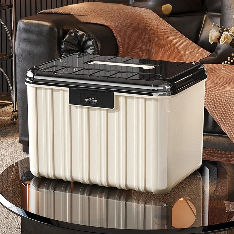 Multifunctional Storage Box Combination Lock Storage Box Jewelry Clothes Cosmetics Organizer Boxes Bedroom Kitchen Organizers Oasis Select