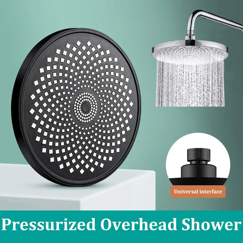 Large Round Rainfall Shower Head – Full Body Spray Booster