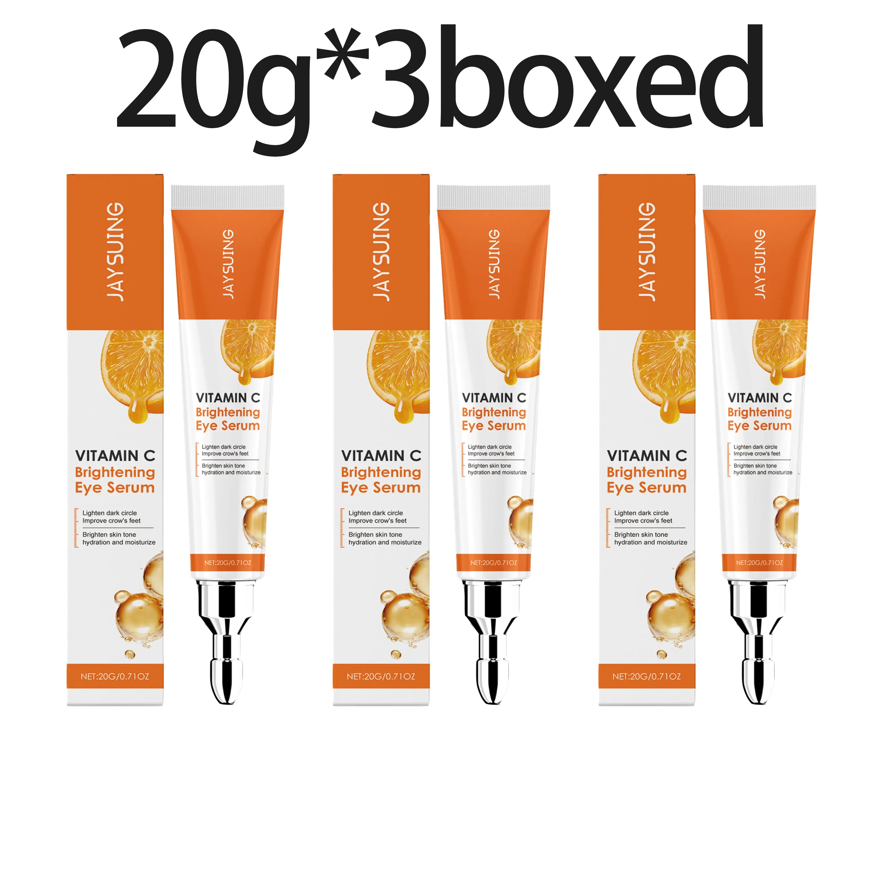 Vitamin C Anti Dark Circle Eye Cream Eye Bags Wrinkl-e Removal Under Eyes Lightening Firming Fine Lines Moisturize Eye Cream Oasis Select 20g X 3boxed