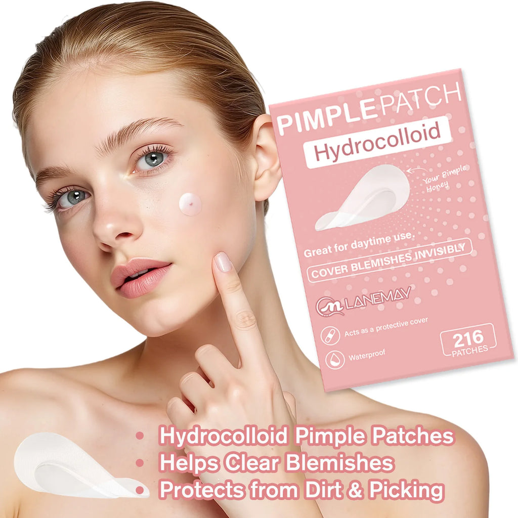 Hydrocolloid Acne Patches – 96-Count Invisible Spot Treatment Acne Spot Patches Oasis Select