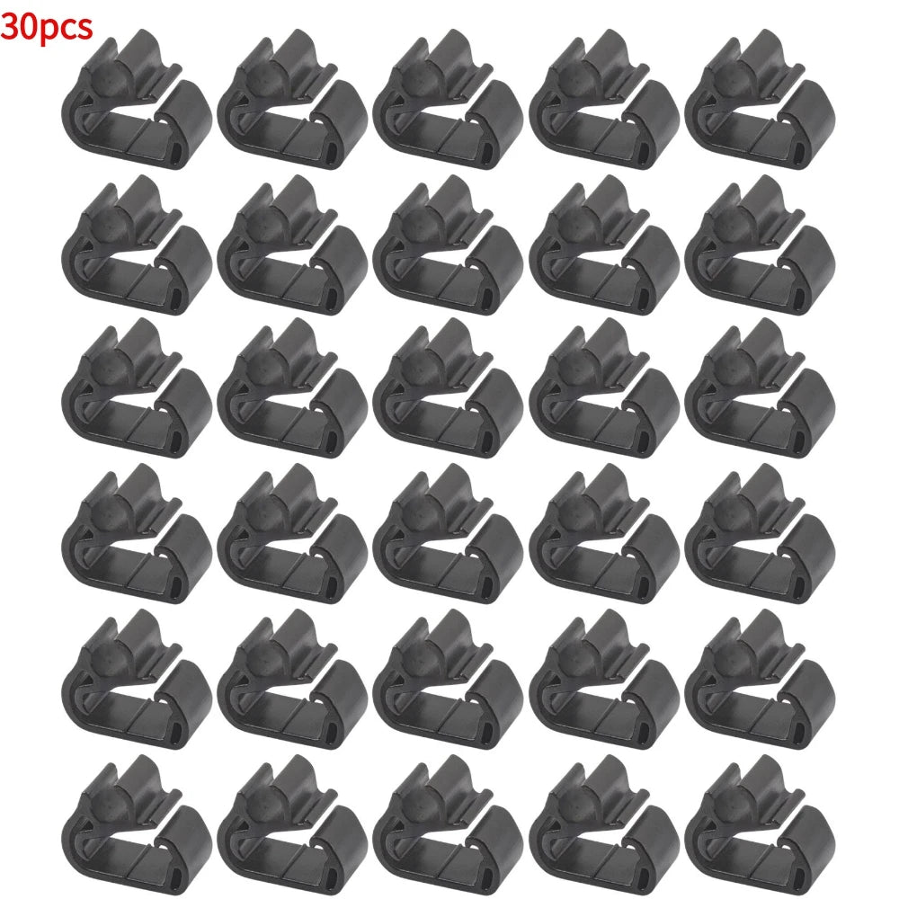 Wiper Arm Spray Pipe Clamp Buckle For Peugeot 3008 (P84) 5008 (P87) Wiper Arm Spray Hose Clip Car Accessory Part Oasis Select 30pcs