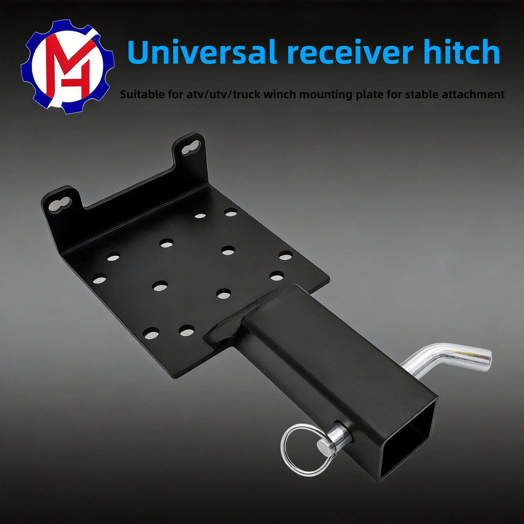 Winch hitch bracket universal receiver trailer bar ATVUTV truck mounting plate winch fixing Oasis Select