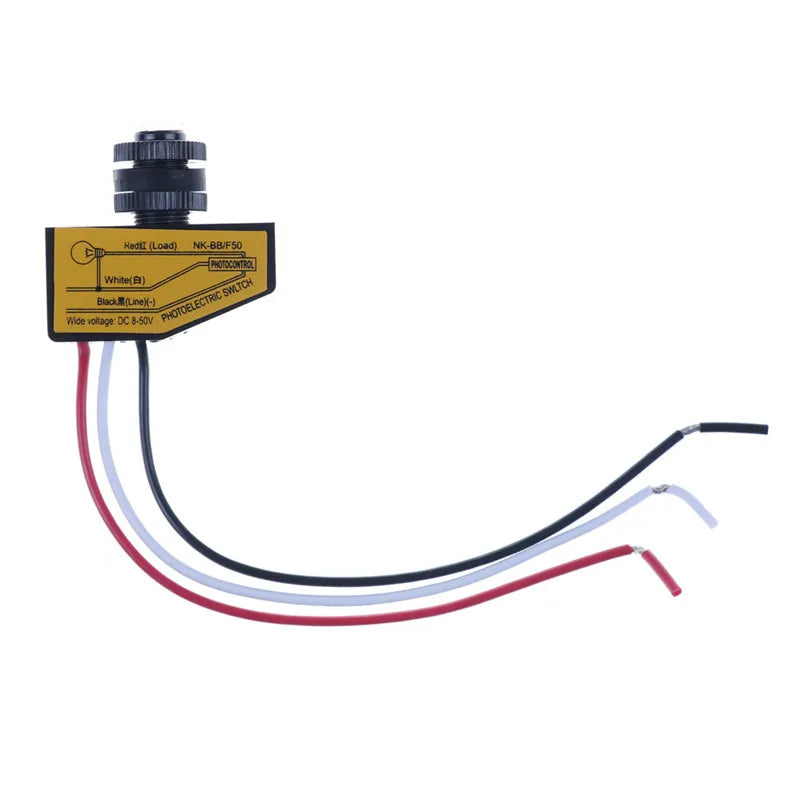 Automatic Light Control Sensor, Photocell Switch, DC12V, 24V, 36V, 48V, Dusk to Dawn Oasis Select 1
