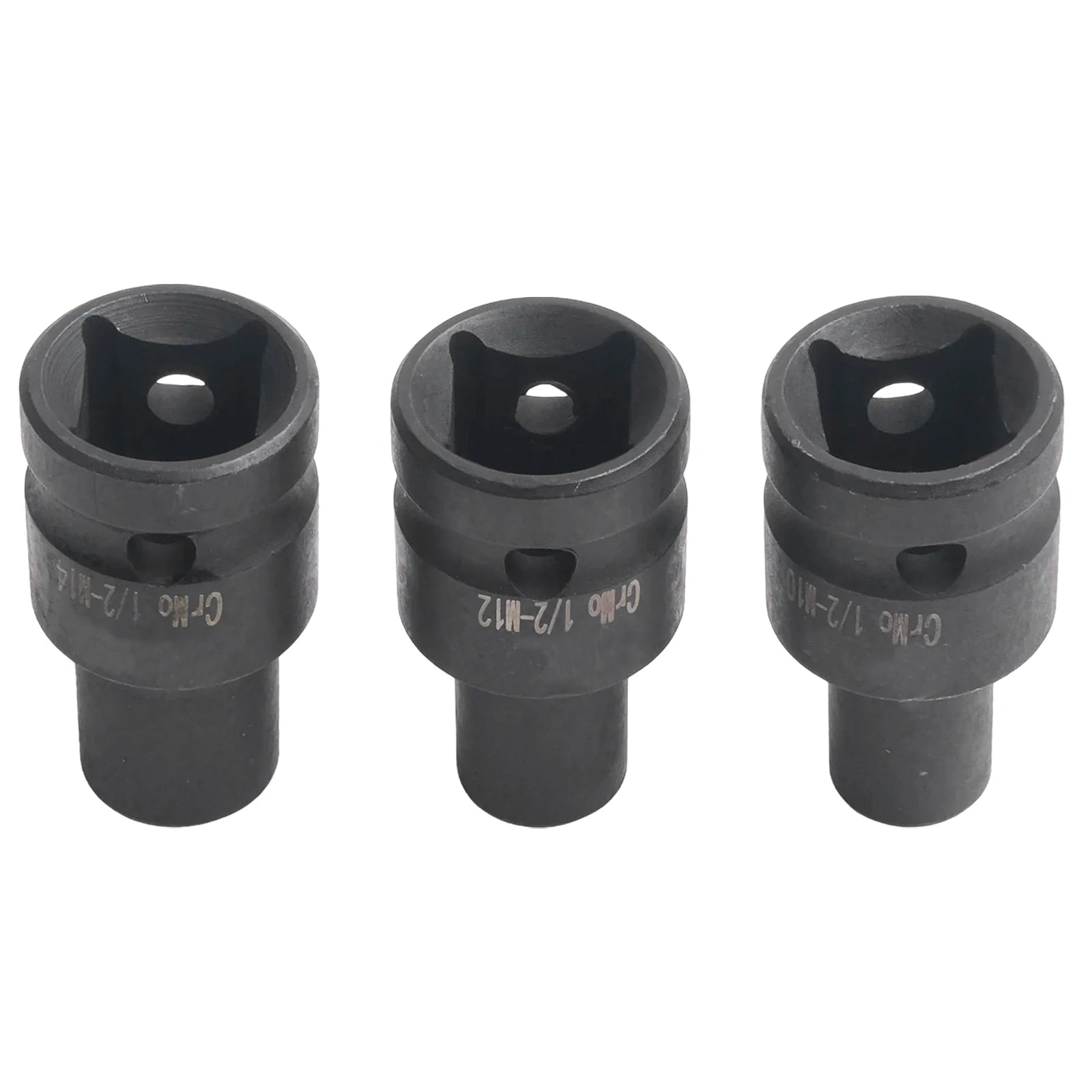 5PCS Suqare Screw Tap Socket 1/2 Inch Driver Socket Set For Electric Driver Wrench 6-14mm Quick Change Thread Taps Adapter Oasis Select