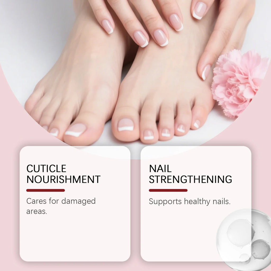 Nail Care Damaged Area Multi-Flavor Cuticle Oil Strengthens Moisturizes Nails Daily Gentle Portable Shine Smooth Care Oil Oasis Select