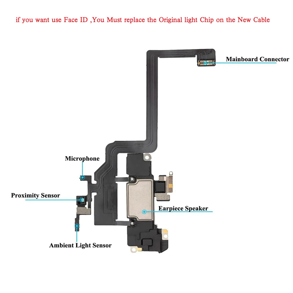 iPhone X XR XS 11 Pro Max Ear Speaker Earpiece & Flex Cable