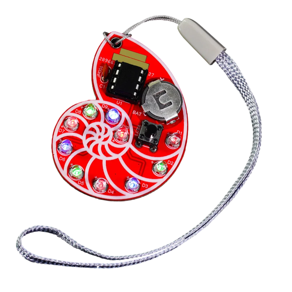 Soldering Learning Kit LED Seashell SMD SMT DIY Electronic Kit for Soldering Practice Learning Light Accessories Oasis Select