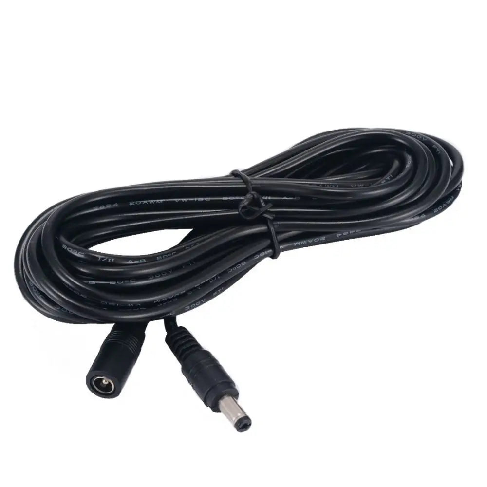 DC 12V Power Adapter Extension Cable 5.5*2.1mm Male Female Power Cord Extend Wire 1M 2M 3M 5M 10M Cable For CCTV Camera Router Oasis Select