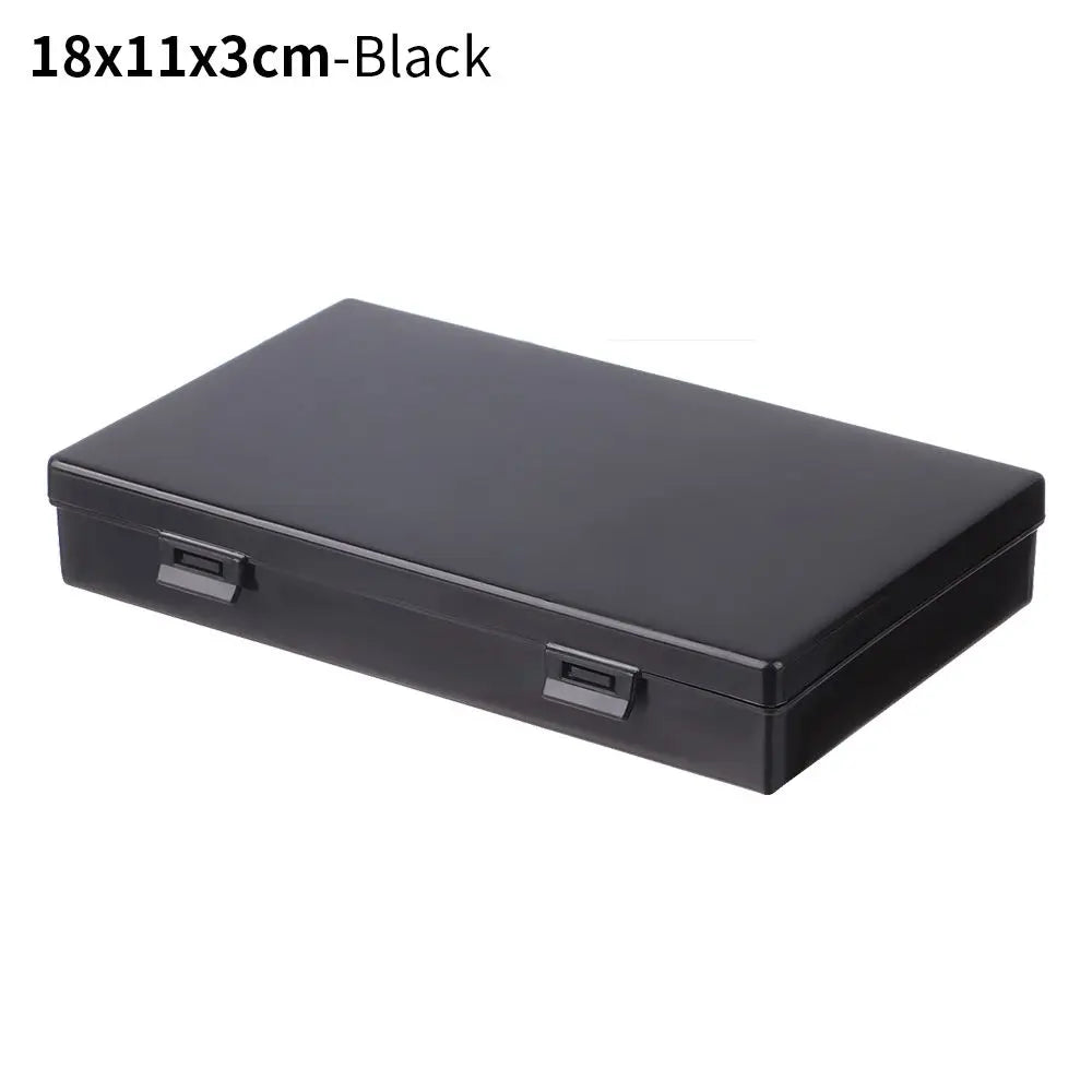 8Styles Plastic Storage Box Small Square Clear Black Jewelry Diamond