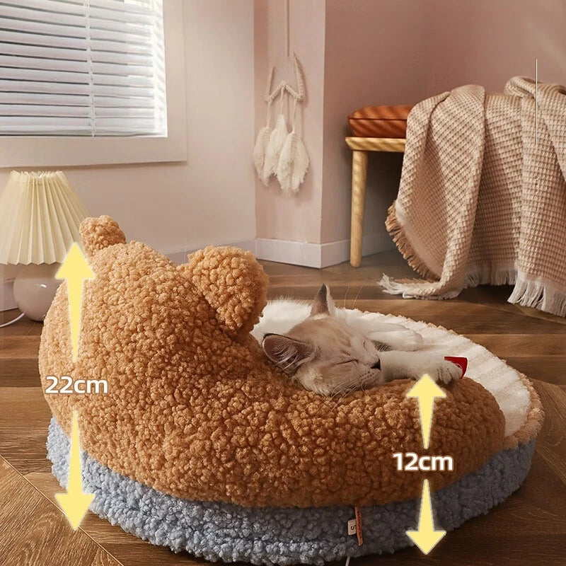 All-Season Cat Bed Warm Winter Pet Bed Kitten Sleeping Nest Cat Mat Kitty Supplies Cat Bed Oasis Select