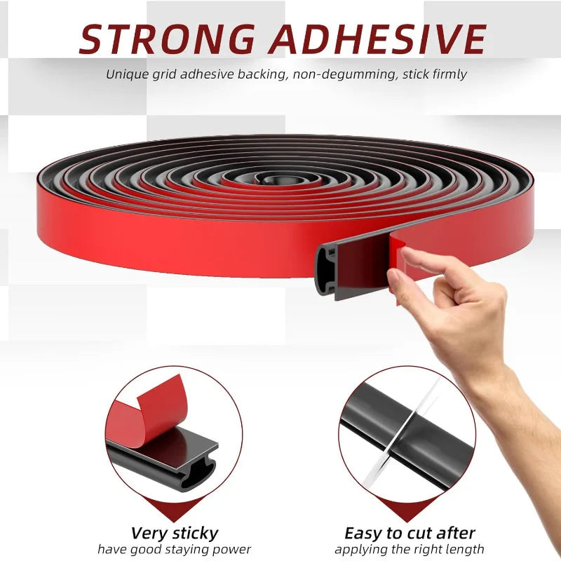 1 Piece Security Door Access Door Window Sealing Strip TPE Weatherproof Anti-Collision Strip Sound Insulationself-Adhesive Oasis Select