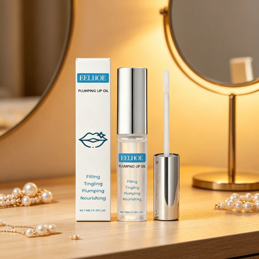 EELHOE Plumping Lip Oil – Moisturizing, Nourishing & Anti-Chap Plumping Lip Oil Oasis Select