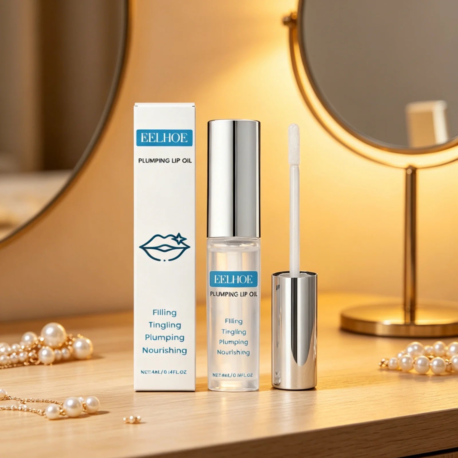 EELHOE Plumping Lip Oil – Moisturizing, Nourishing & Anti-Chap Plumping Lip Oil Oasis Select
