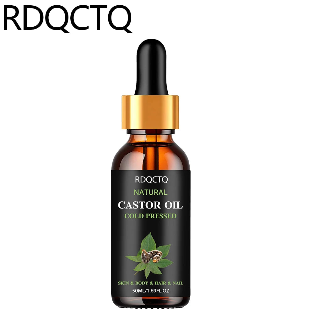Organic Castor Oil Cold Pressed - Natural Moisturizer for DIY Skin Care & Hair Treatment Natural Carrier Oil Oasis Select